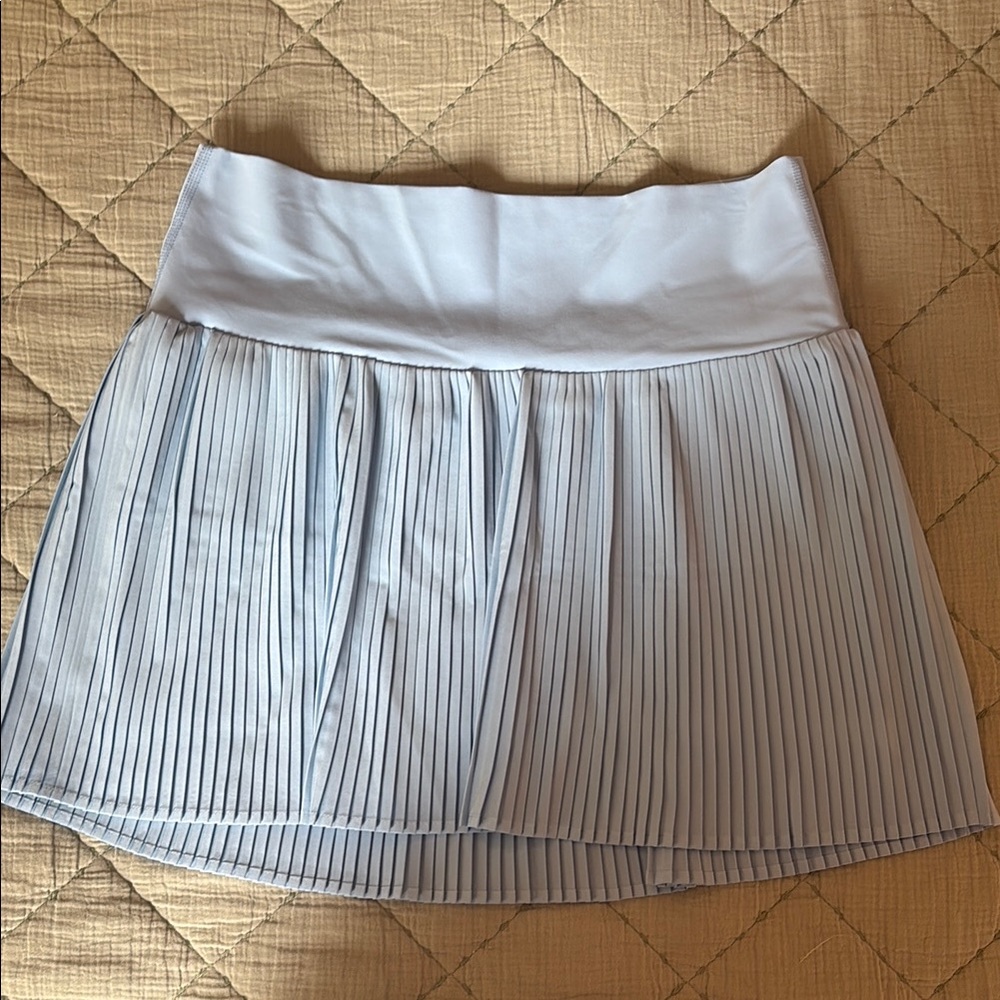 JoyLab Light Blue Pleated Tennis Skirt